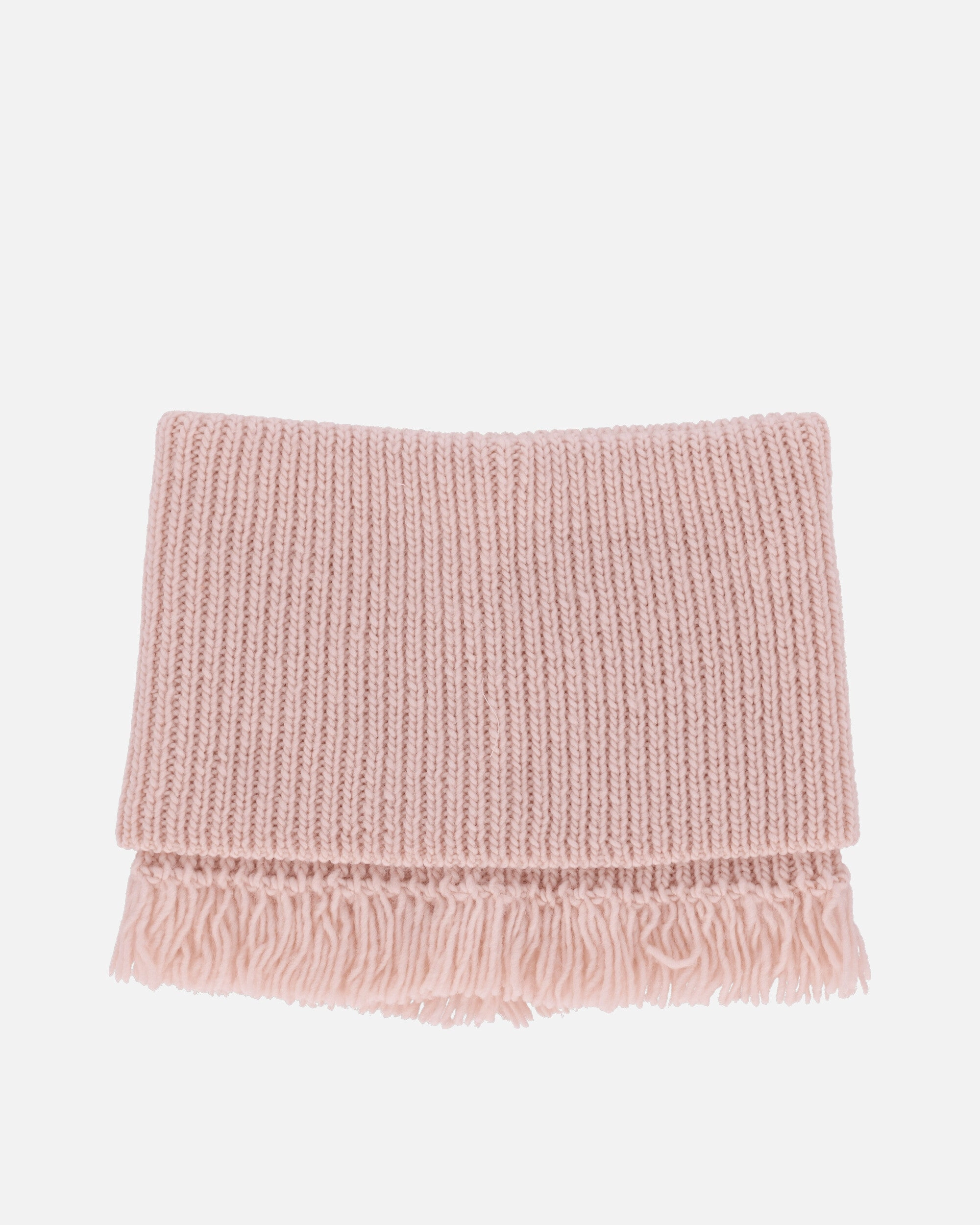 Fisherman Wool Funnel Snood Delicate Pink
