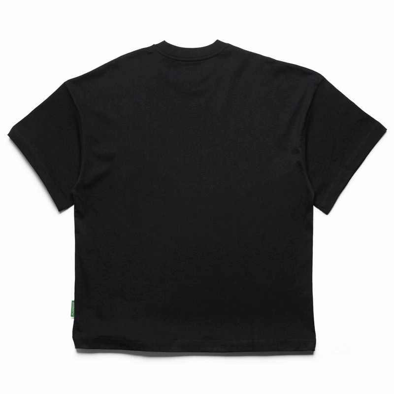 Flaneur Blurred Flower Tee - Black