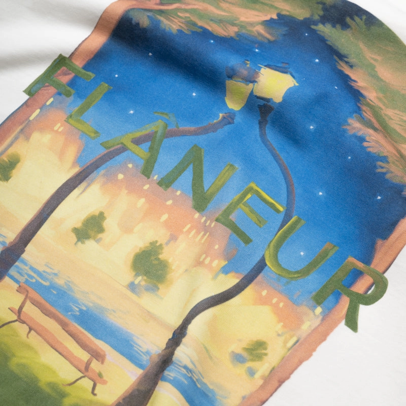 Flaneur Lanterns Of Love Tee - White