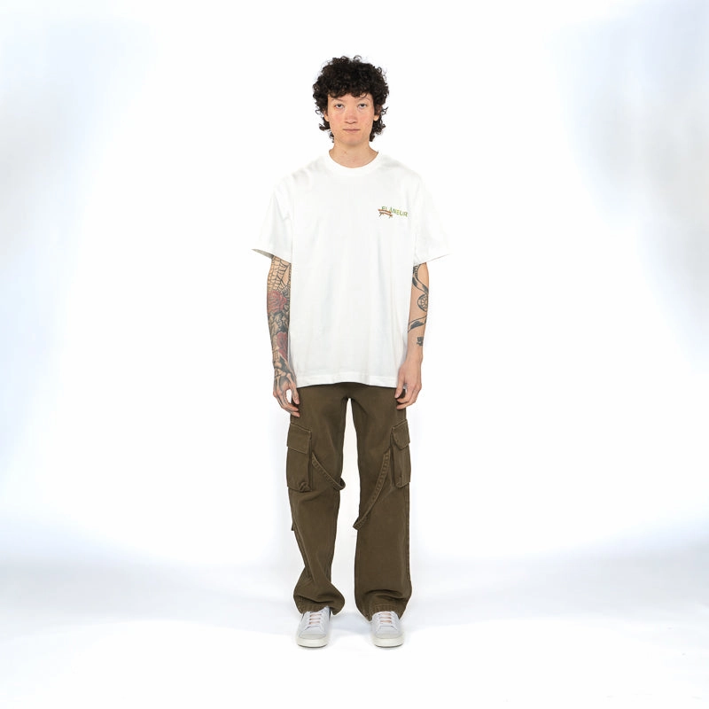 Flaneur Lanterns Of Love Tee - White