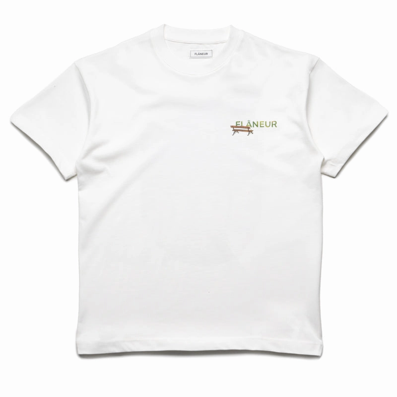 Flaneur Lanterns Of Love Tee - White