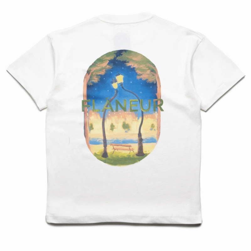 Flaneur Lanterns Of Love Tee - White