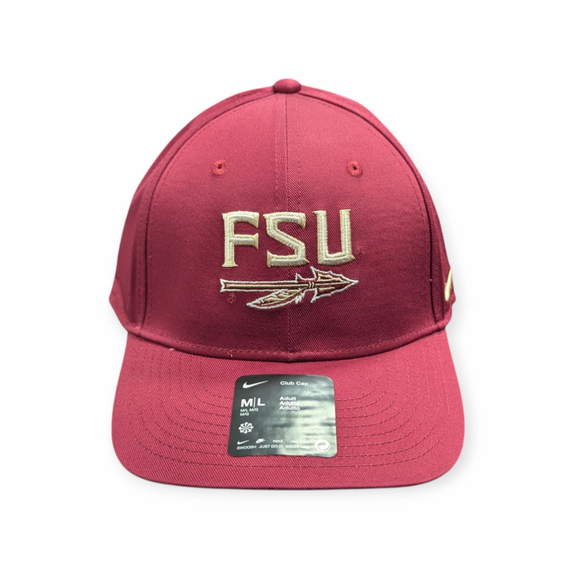 Florida State Seminoles Nike Crimson Adjustable Club Hat