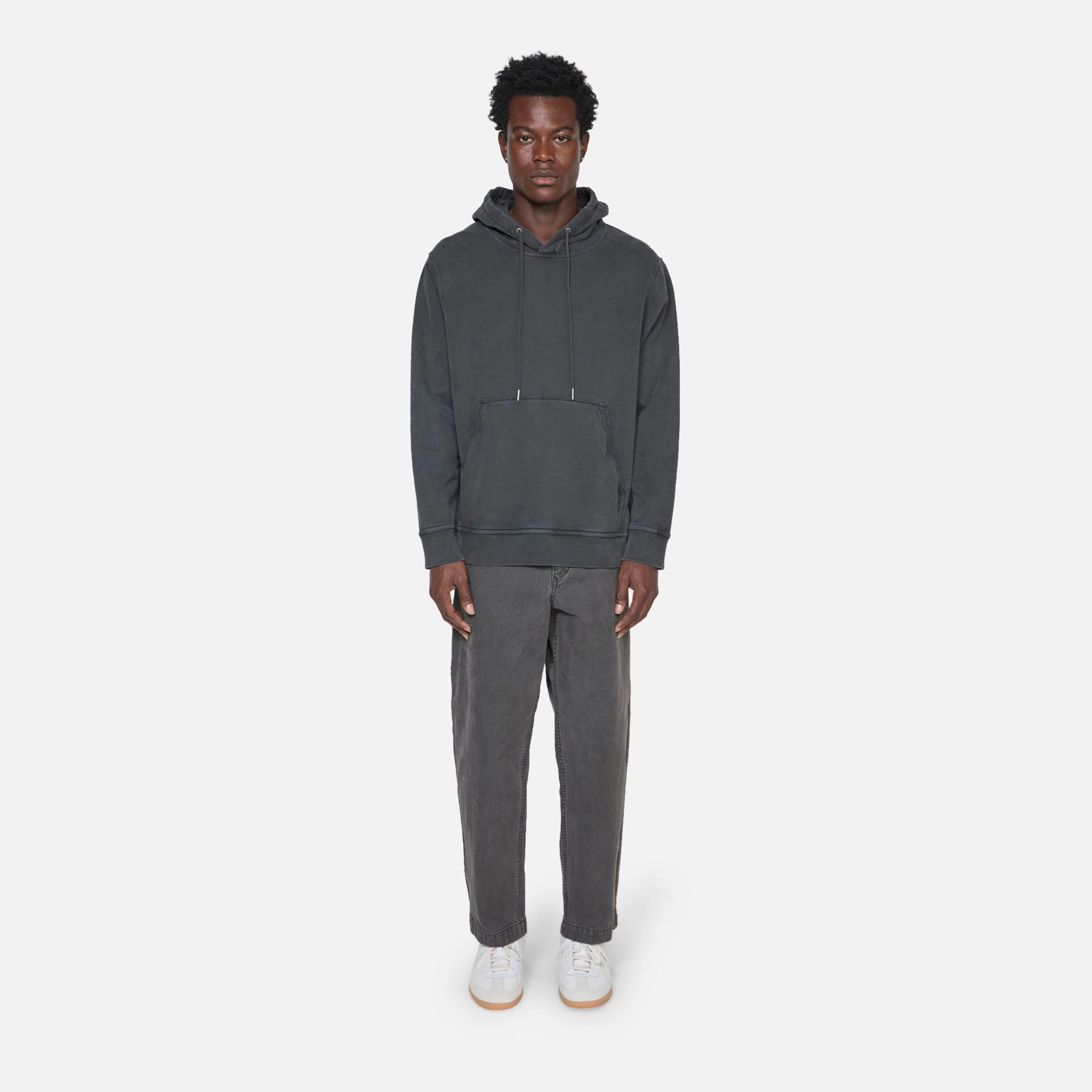 French Terry Hoodie Black