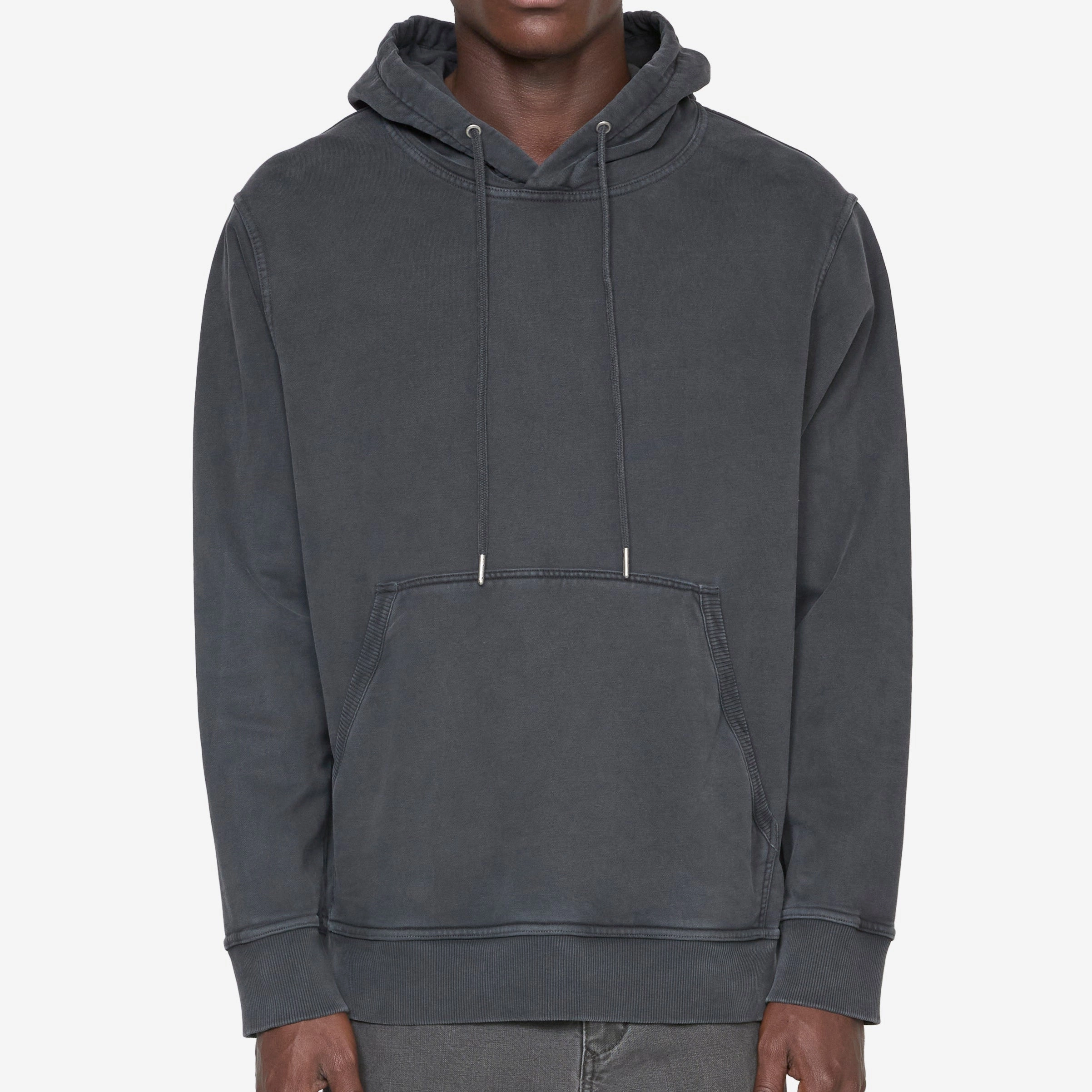 French Terry Hoodie Black