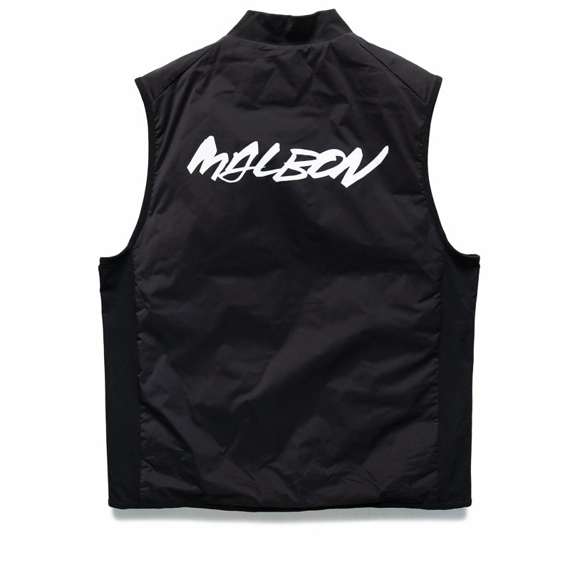 Futura Laboratories x Malbon Golf Poly Down Vest - Black