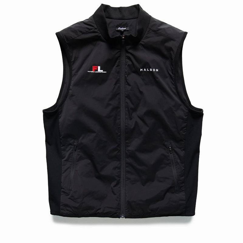 Futura Laboratories x Malbon Golf Poly Down Vest - Black
