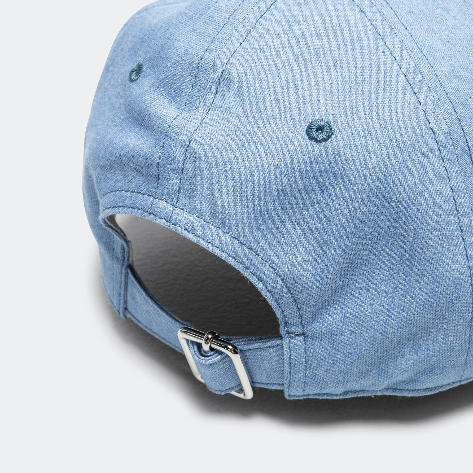 Gabardine Baseball Cap with embroidered logo - Blue
