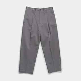 Gabardine Classic Trousers - Grey