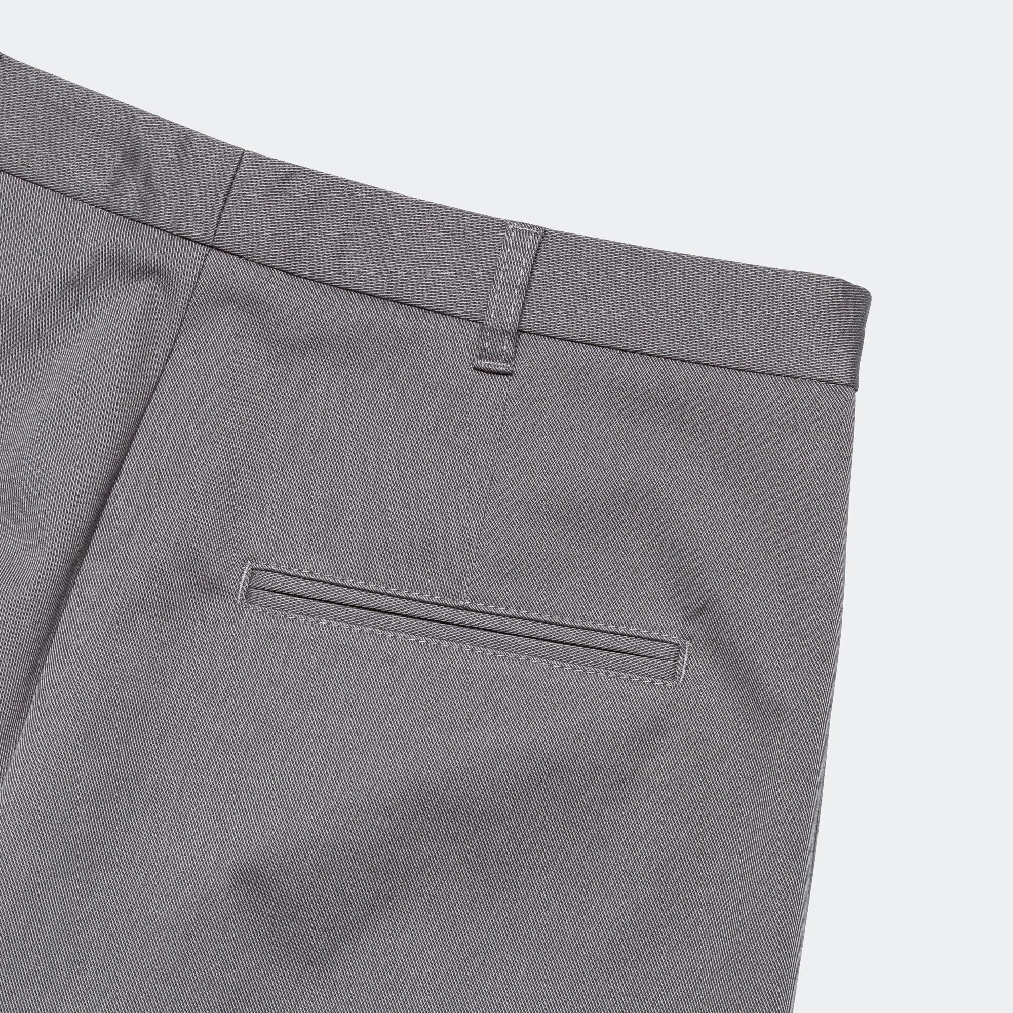 Gabardine Classic Trousers - Grey