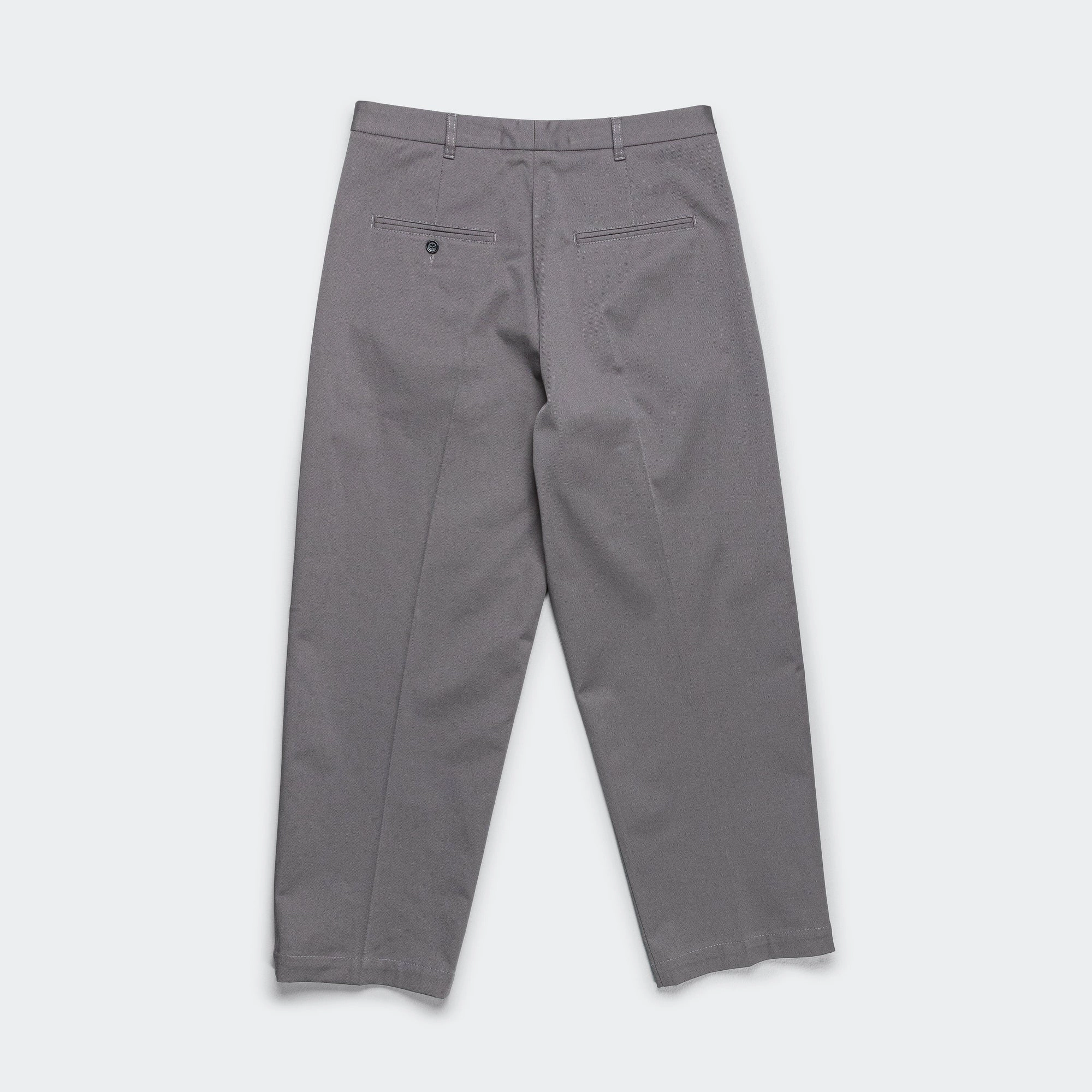 Gabardine Classic Trousers - Grey