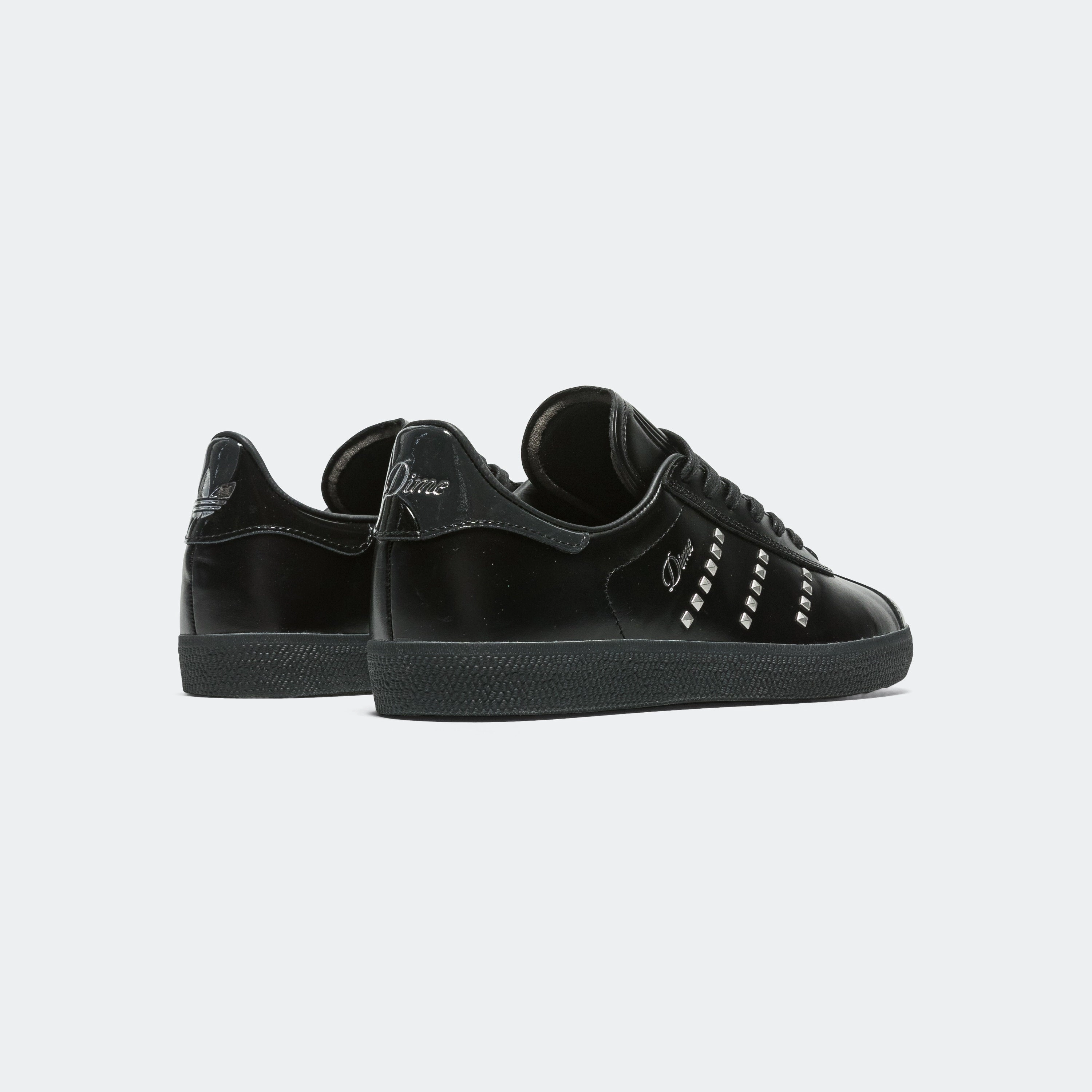 Gazelle Adv x Dime - Core Black/Silver Metallic-Carbon