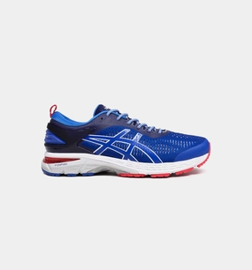 Gel Kayano 25 Mens Lifestyle Shoe - Blue/Red
