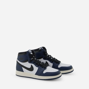 Grade School Air Jordan 1 Retro High OG Midnight Navy | Black | White | Sail