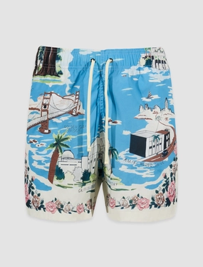 HAWAIIAN SWIM TRUNK