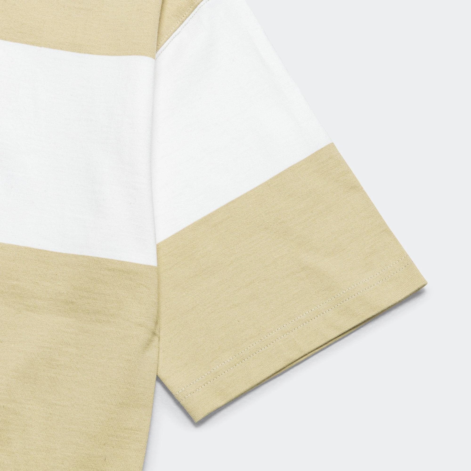 Heritage SS Polo Shirt - Pale Olive/Milk