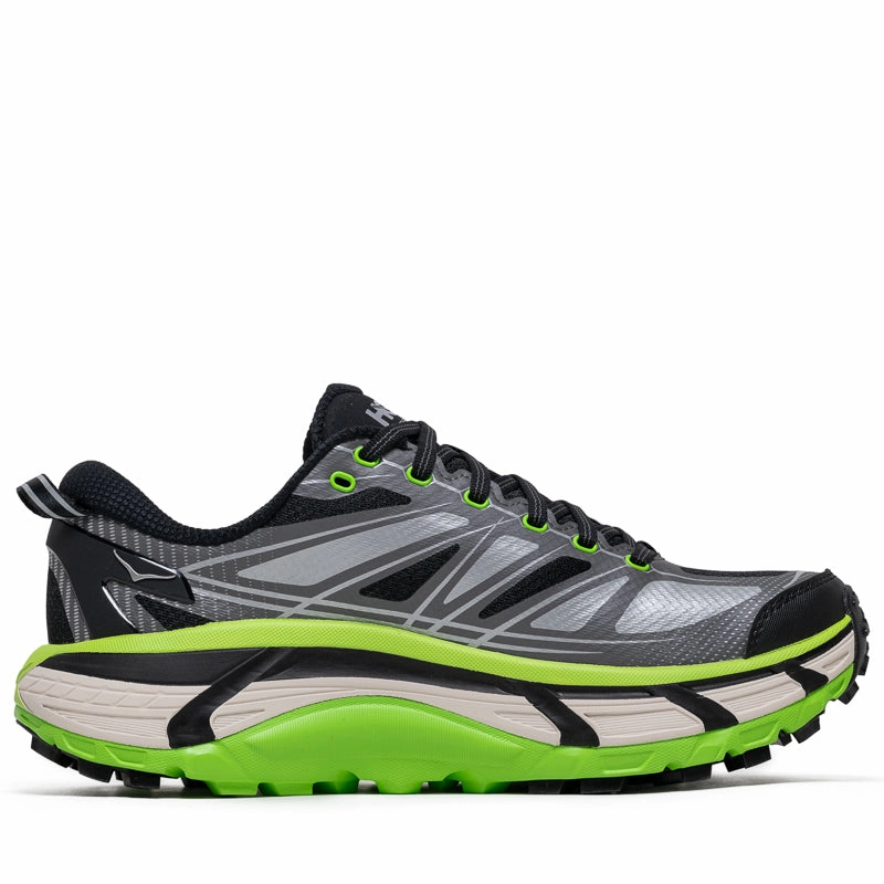 Hoka U Mafate Speed 2 - Black/Electric Green
