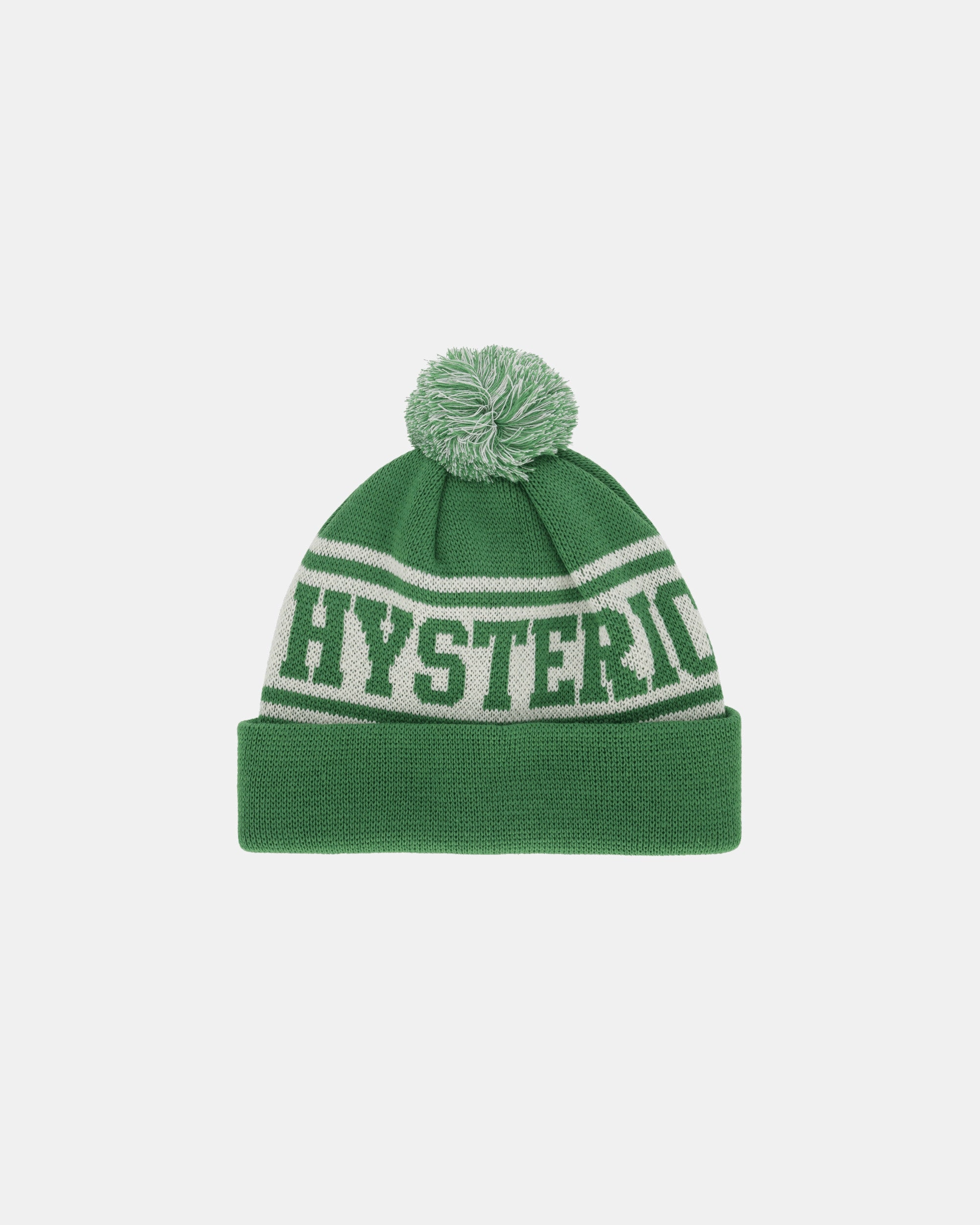 Hysteric Logo Beanie Green