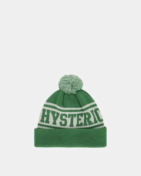 Hysteric Logo Beanie Green