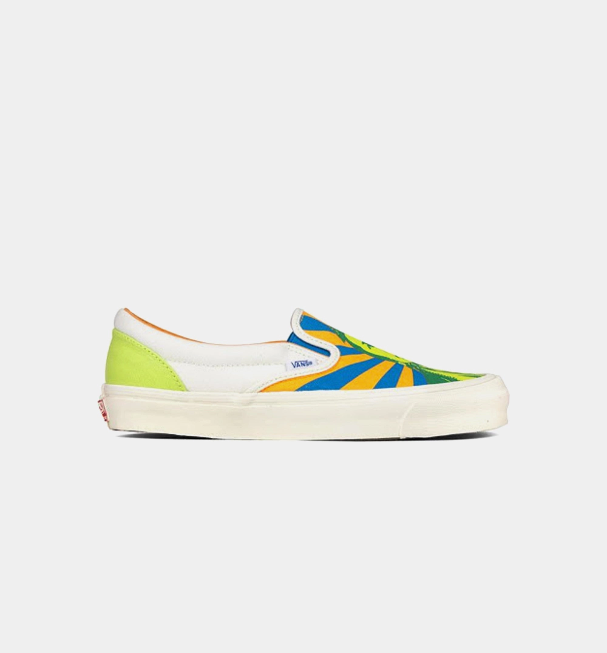 John Van Hamersveld X Vans Collection OG Classic Slip On LX Mens Shoe -  Green/Blue