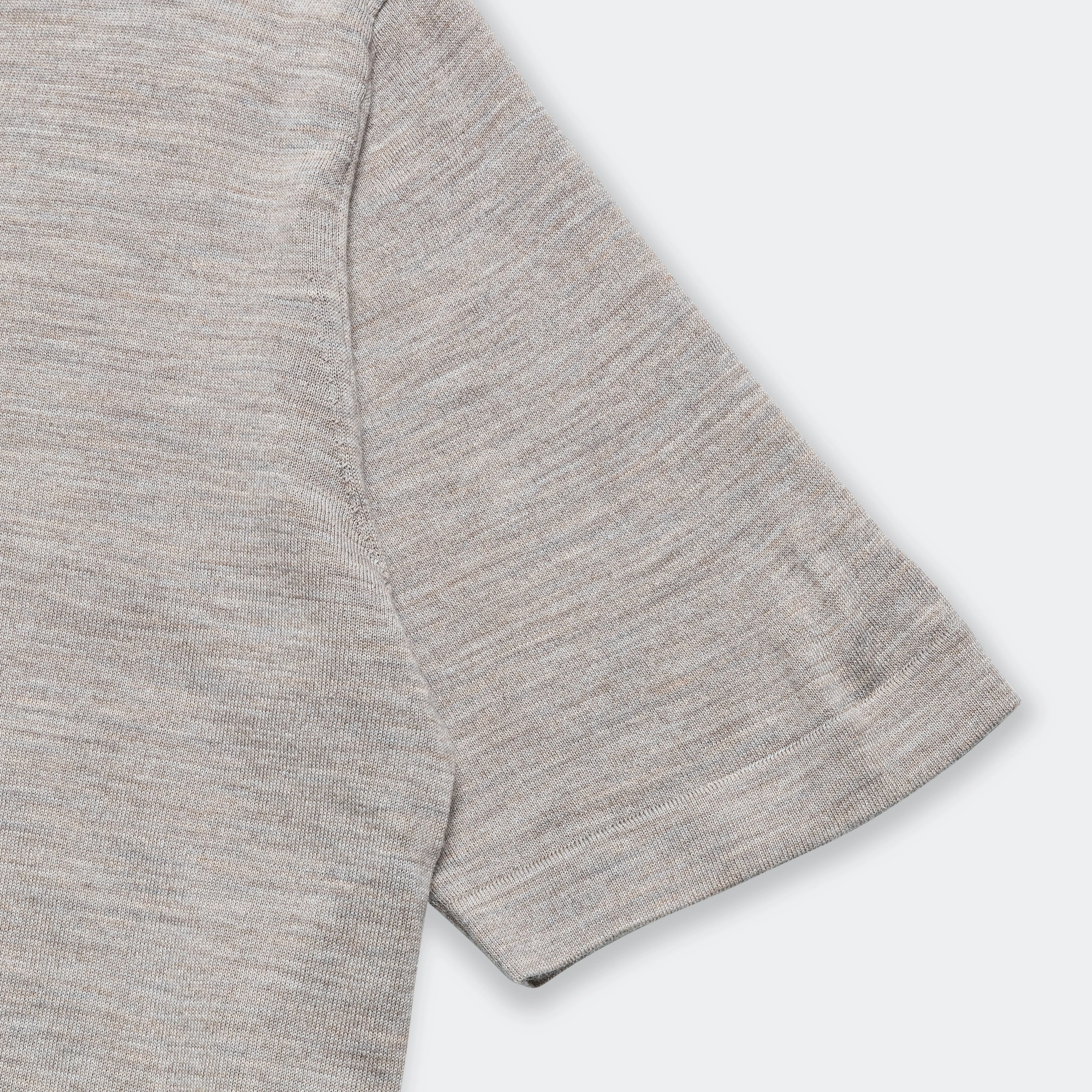 Jon Tech Merino SS Polo - Sand