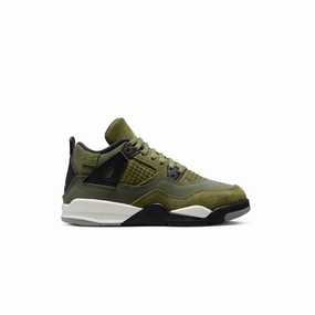 Kids' Air Jordan 4 Retro SE Craft 'Medium Olive'