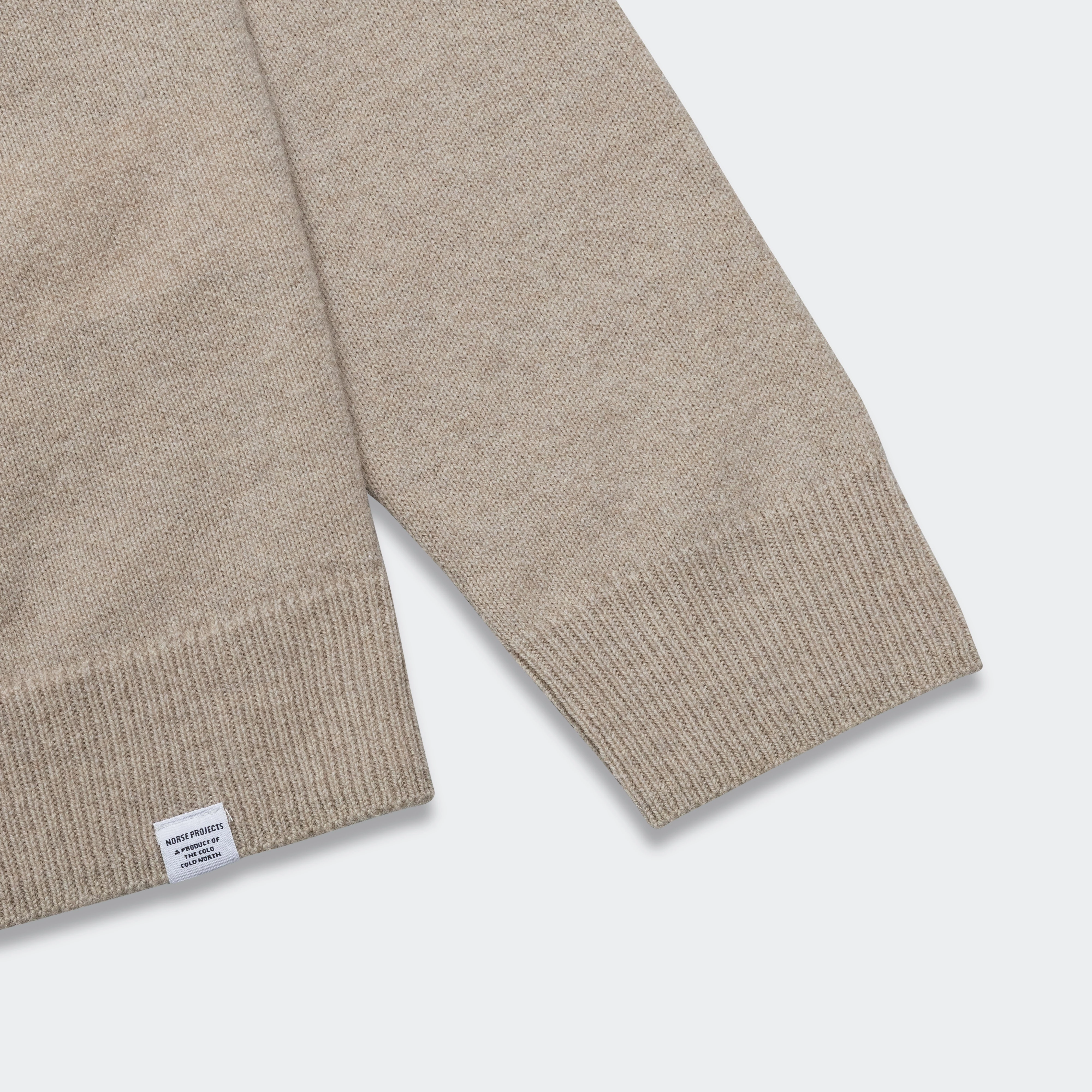 Kirk Merino Lambswool Turtleneck - Oatmeal