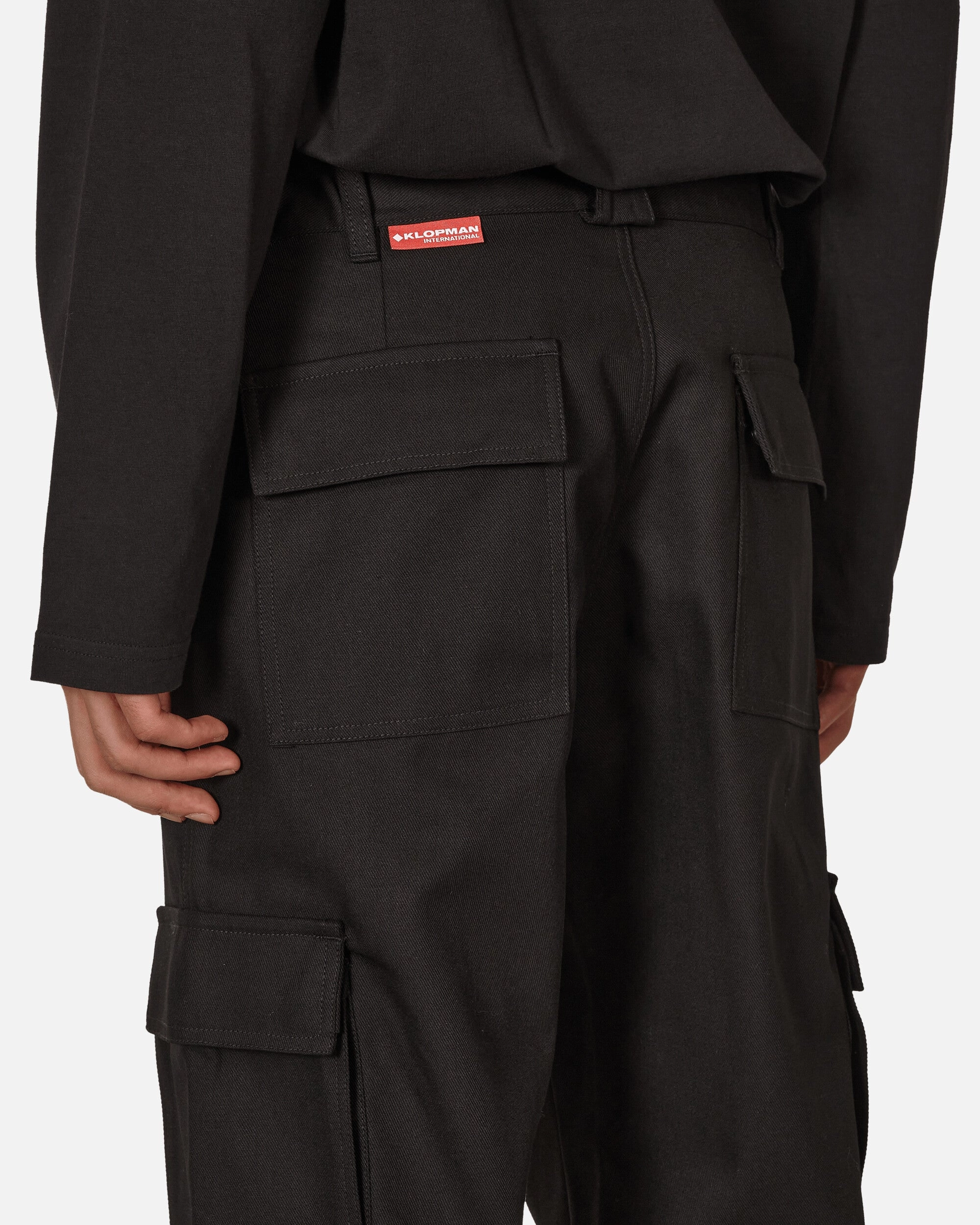 Klopman Shank Structured Pants Black