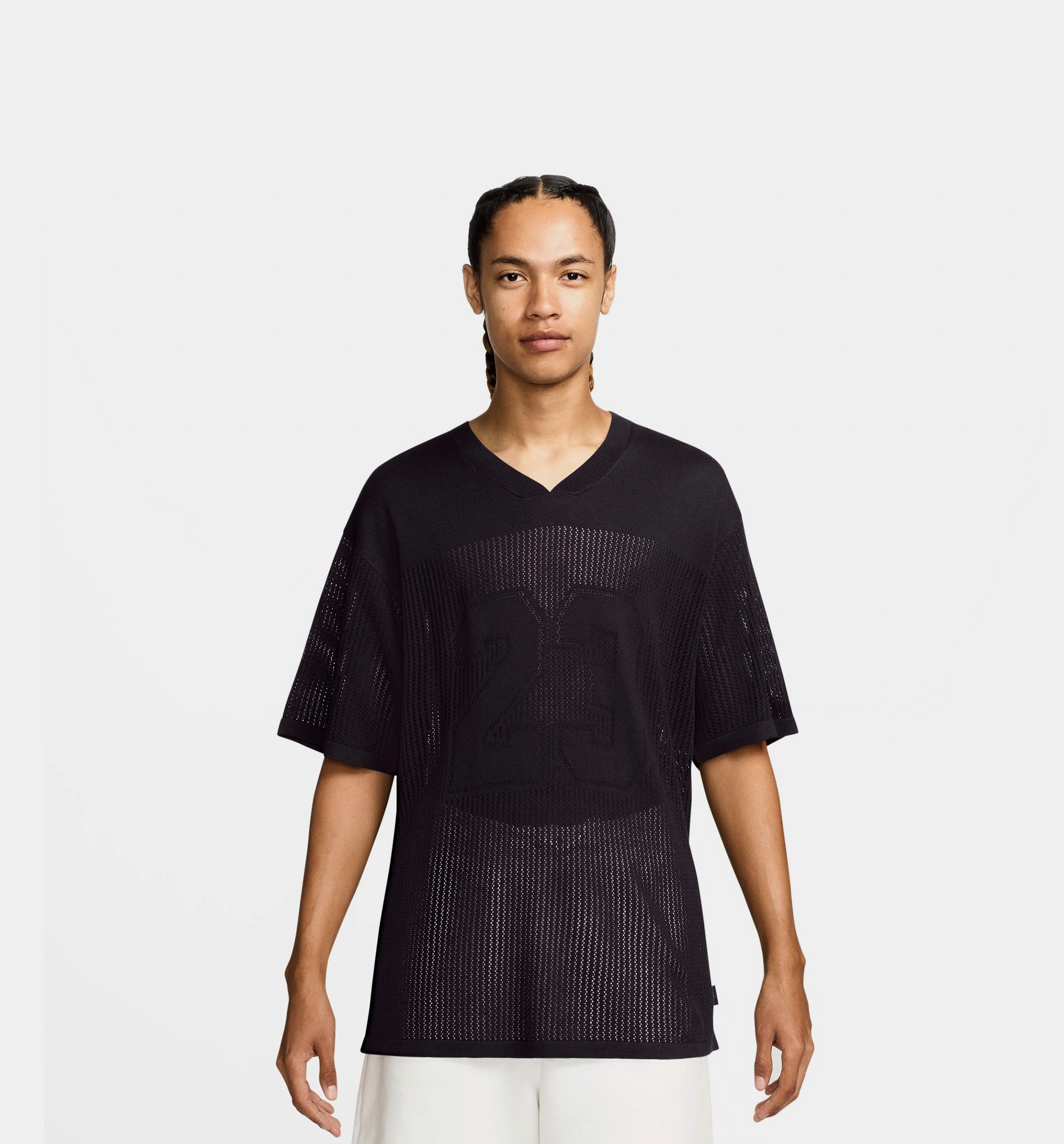 Knit Football Mens Jersey - Off-Noir/Dark Smoke Grey