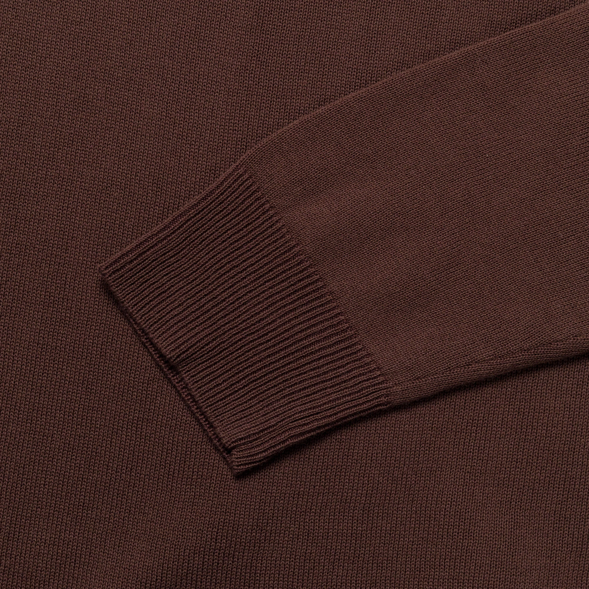 Knit Polo 12G - Brown