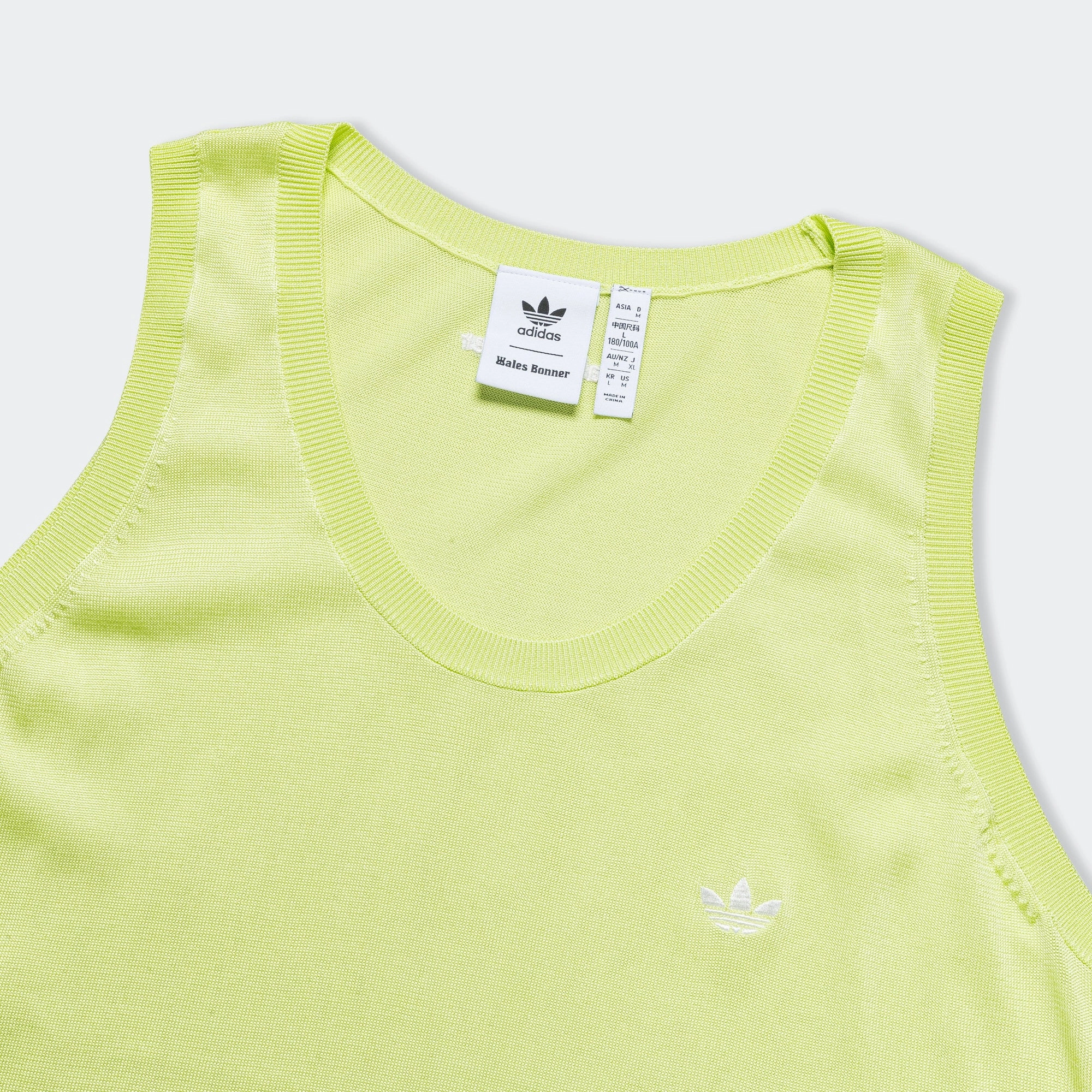 Knit Vest x Wales Bonner - Frozen Yellow/Core White