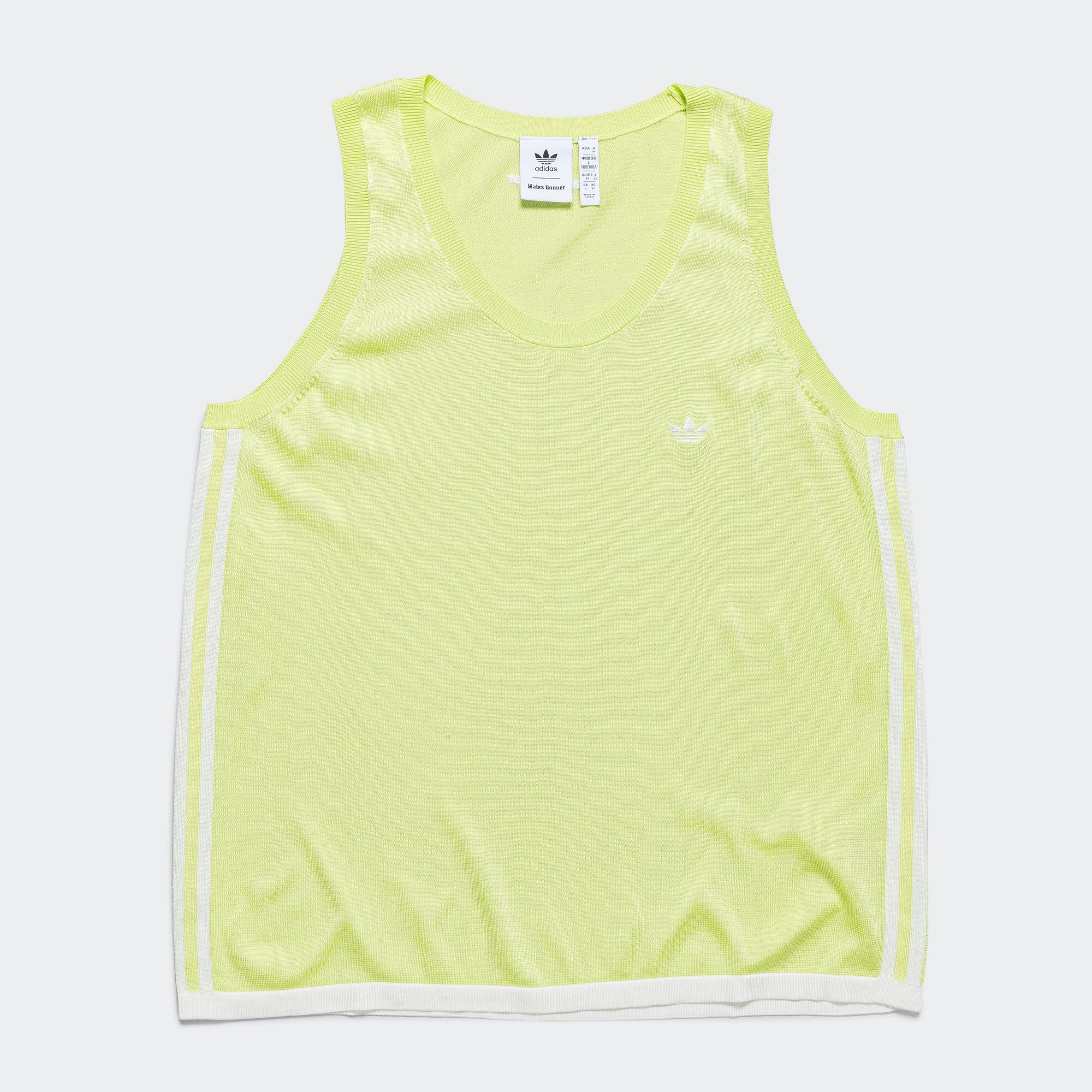 Knit Vest x Wales Bonner - Frozen Yellow/Core White