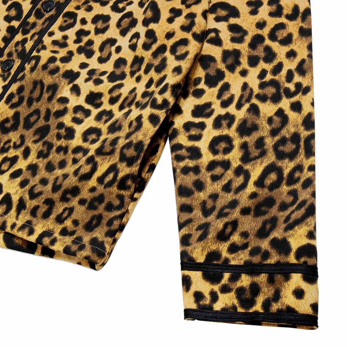 Leopard Baseball Shirt 'Yellow'