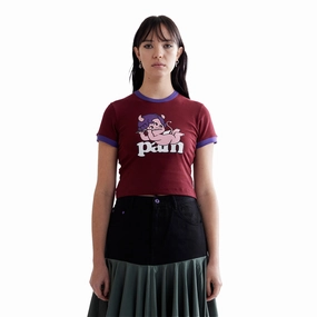 Lil' Devil Baby Tee 'Burgundy'