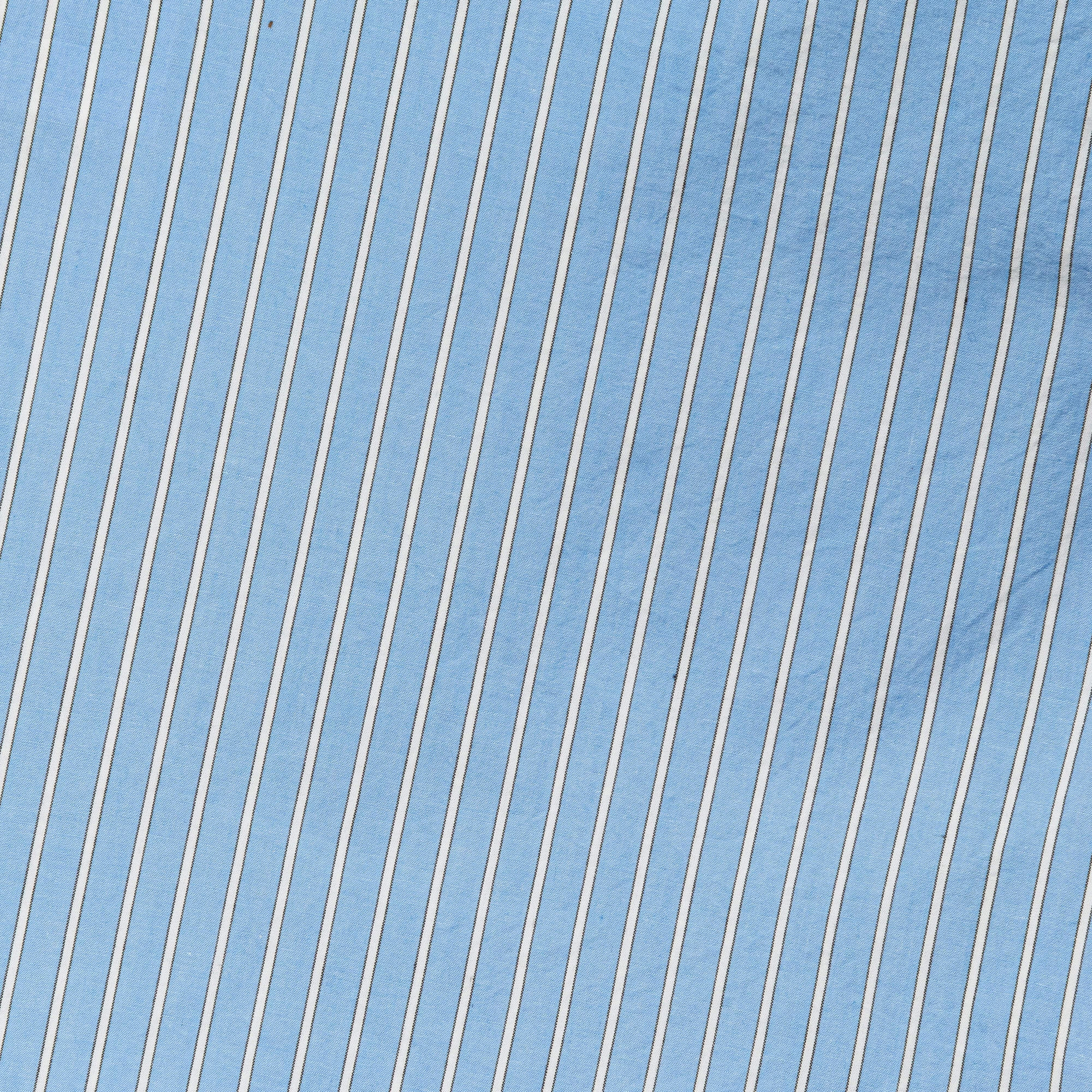Mads Poplin Stripe SS - Navy