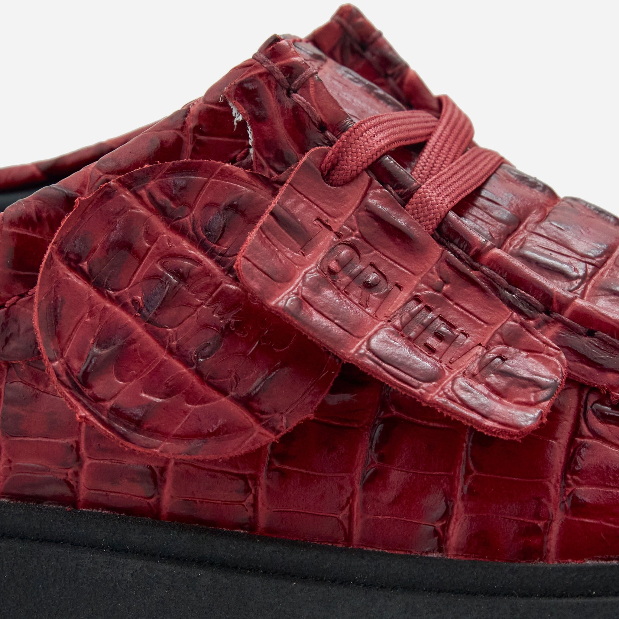 Martine Rose x Torview Burgundy Leather