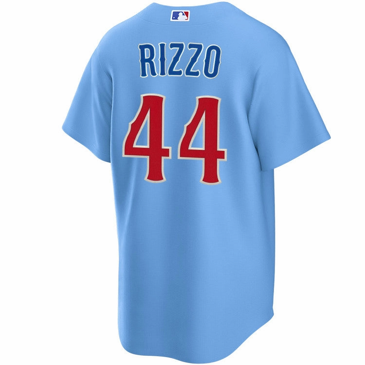 Men's Anthony Rizzo Chicago Cubs Nike Light Blue 2nd Alternate Replica Jersey