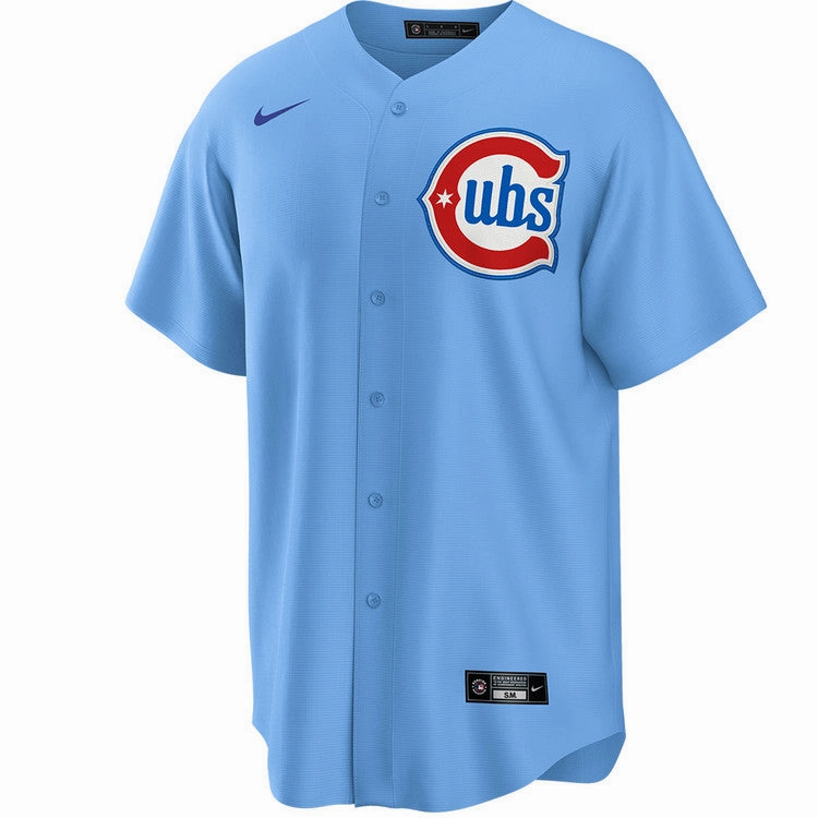 Men's Anthony Rizzo Chicago Cubs Nike Light Blue 2nd Alternate Replica Jersey