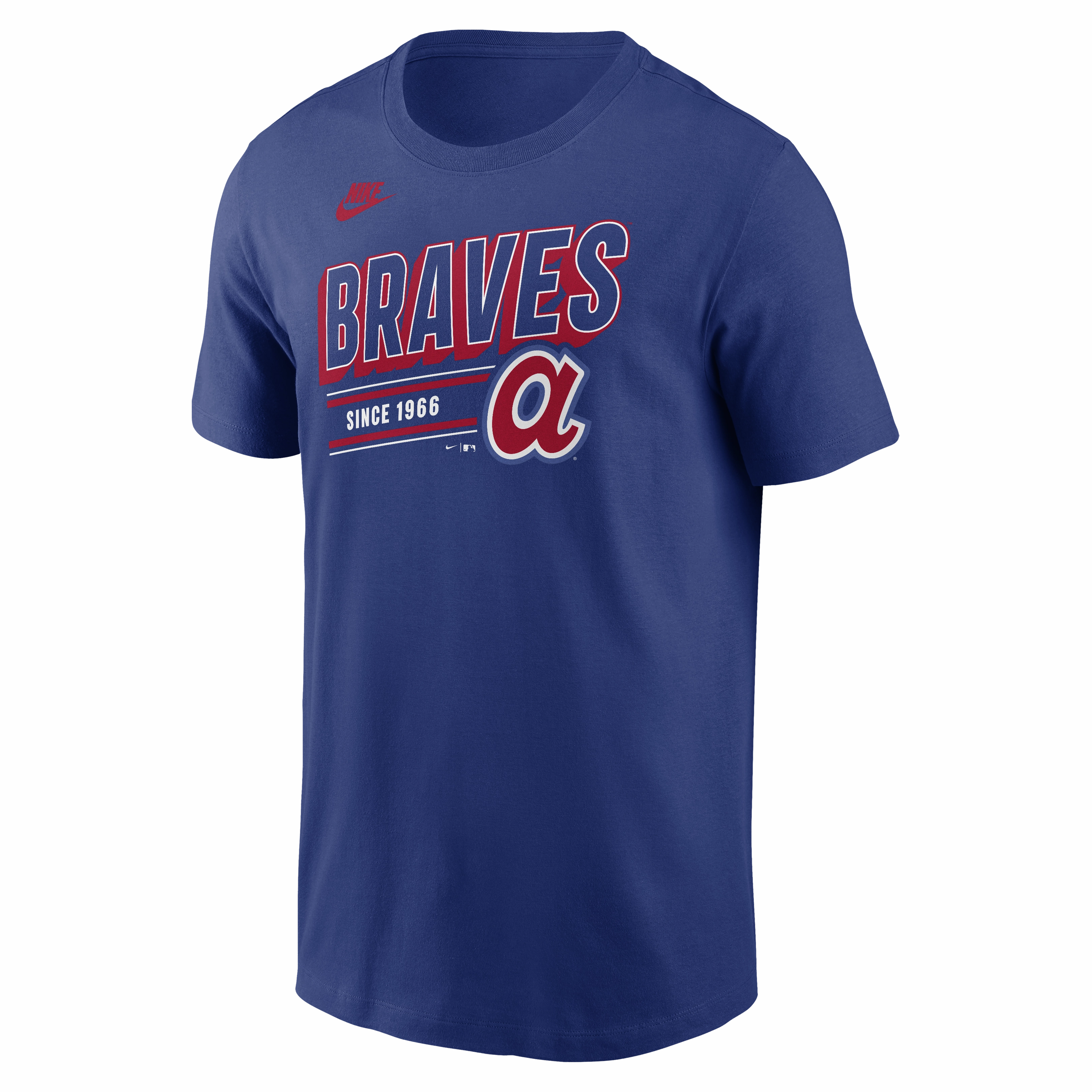 Men's Atlanta Braves Nike Royal Blue Cooperstown Retro T-Shirt
