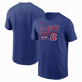 Men's Atlanta Braves Nike Royal Blue Cooperstown Retro T-Shirt