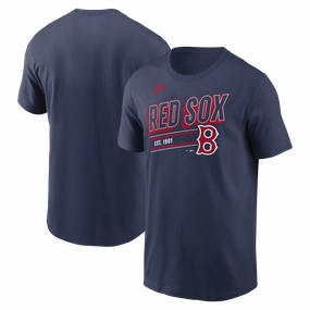 Men's Boston Red Sox Nike Navy Cooperstown Retro T-Shirt