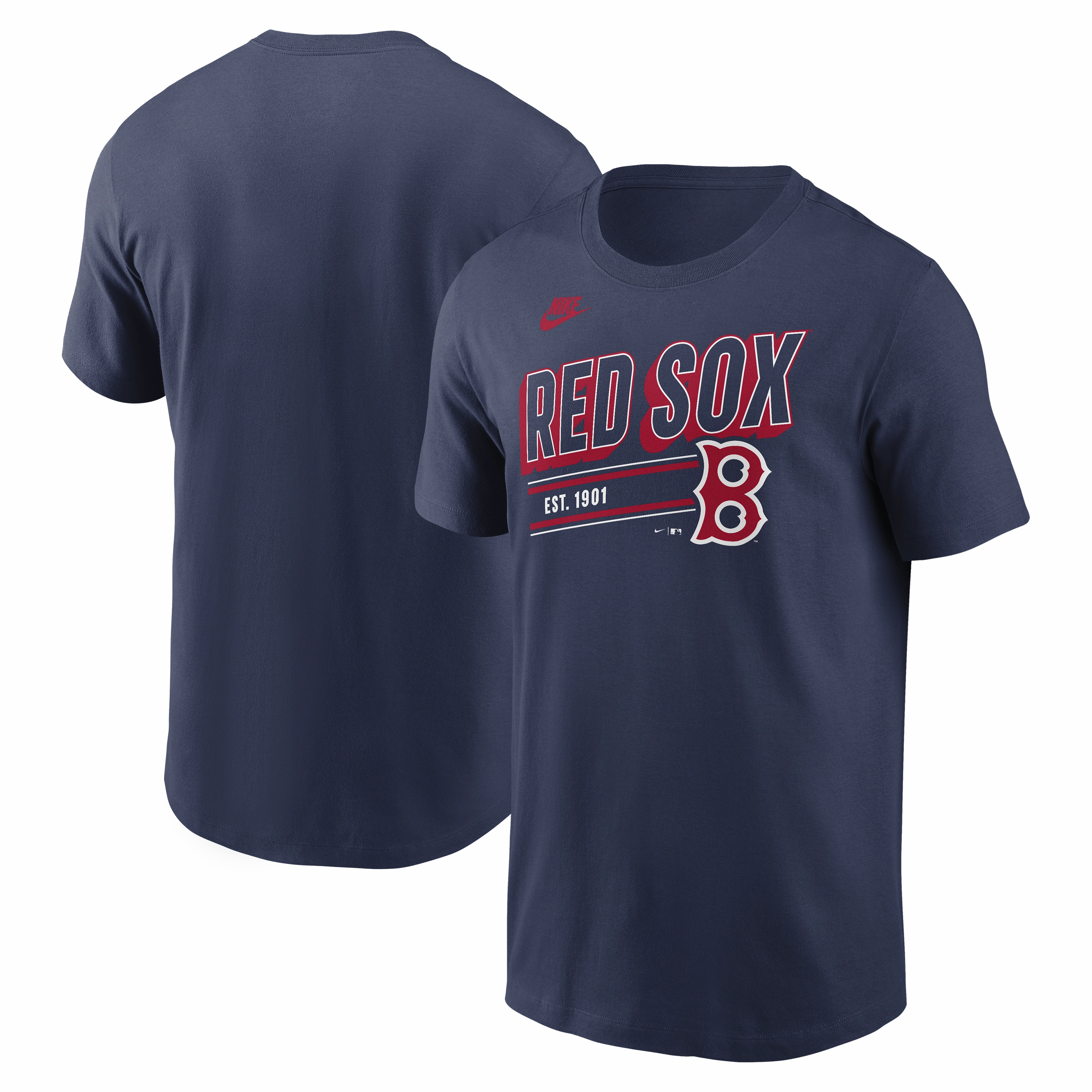 Men's Boston Red Sox Nike Navy Cooperstown Retro T-Shirt