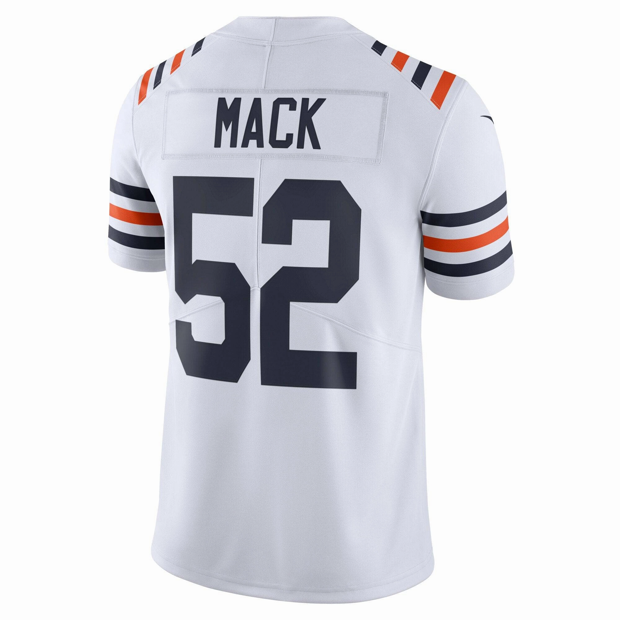 Men's Chicago Bears Khalil Mack Nike White  Alternate Classic Vapor Limited Jersey