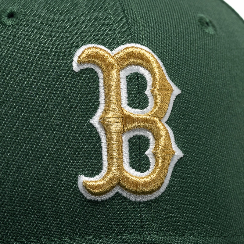 New Era x Politics Boston Red Sox 59FIFTY Fitted Hat - Dark Green