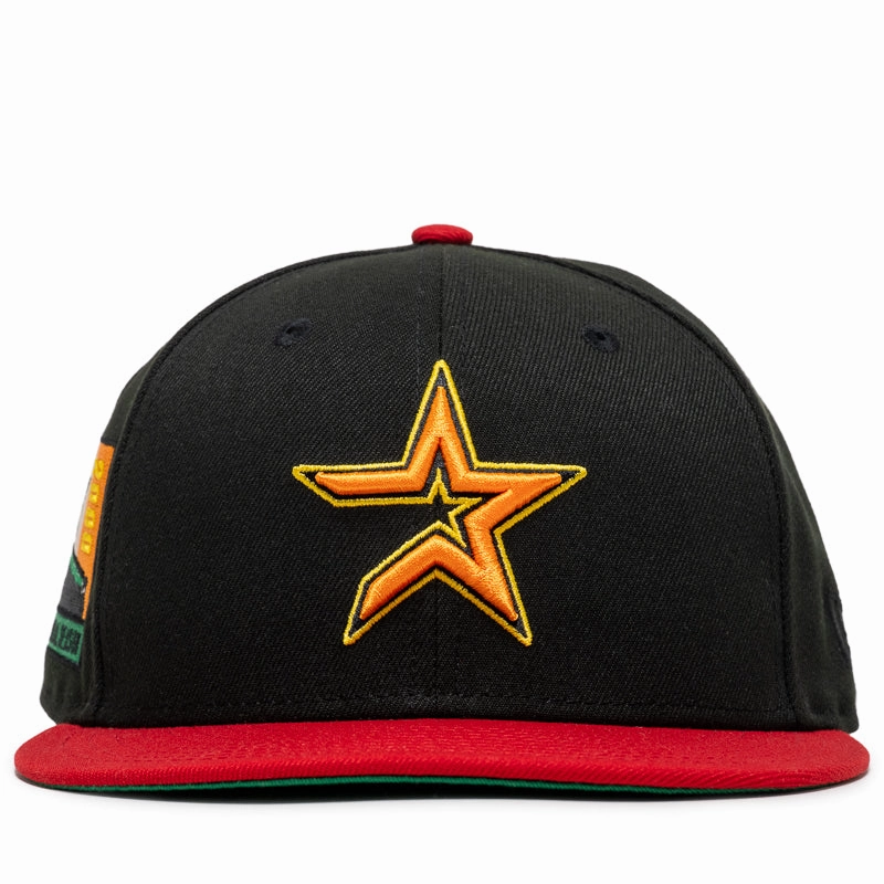 New Era x Politics Houston Astros 59FIFTY Fitted - Black/Scarlet