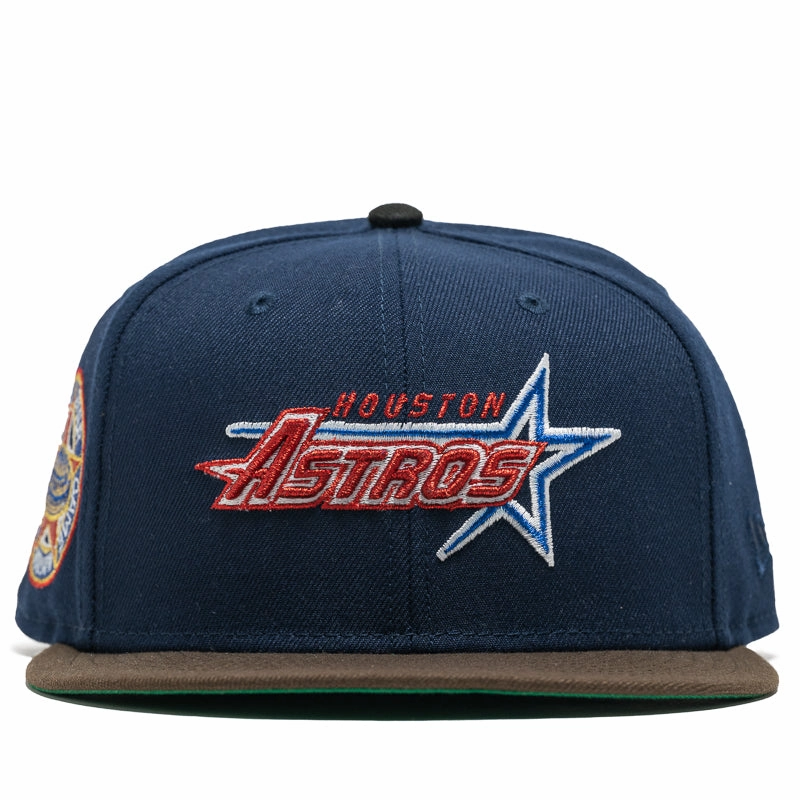 New Era x Politics Houston Astros 59FIFTY Fitted Hat - Oceanside/Wood