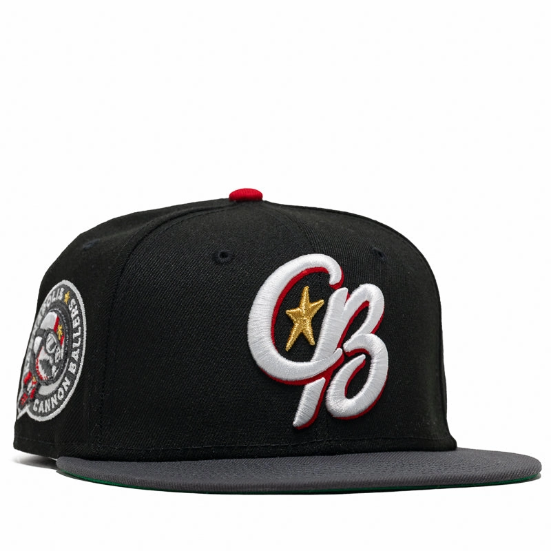 New Era x Politics Kannapolis Cannon Ballers 59FIFTY Fitted Hat - Black/Grey