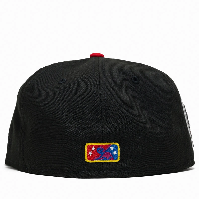 New Era x Politics Kannapolis Cannon Ballers 59FIFTY Fitted Hat - Black/Grey