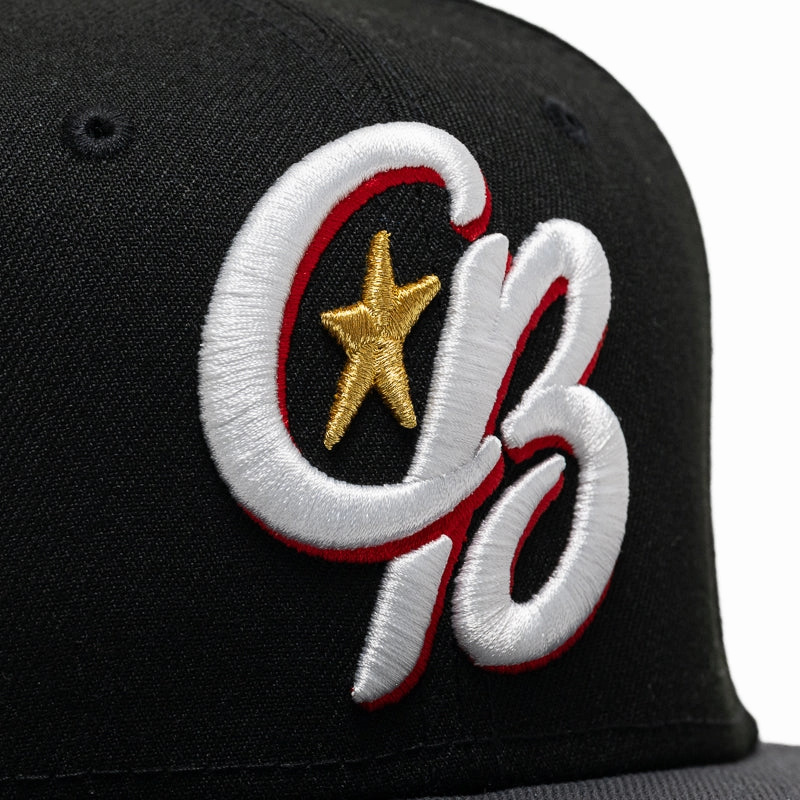 New Era x Politics Kannapolis Cannon Ballers 59FIFTY Fitted Hat - Black/Grey