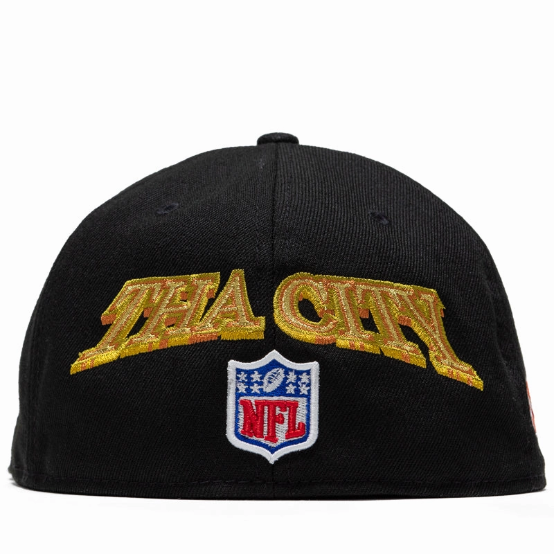 New Era x Politics New Orleans Saints 59FIFTY Fitted 'Tha City' - Black